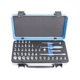 Unior 188B Socket Set 1/4 Inch In Metal Case