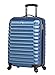 Lucas Treadlight 20 Inch Carry On Luggage Collection -Expandable Scratch Resistant (ABS + PC) Hardside Suitcase- Lightweight Durable Checked Bag With 4-Rolling Spinner Wheels (Steel Blue)