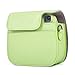 Phetium Lime Green Soft PU Leather Protective Case with Shoulder Strap and Pocket Compatible with Fujifilm Instax Mini 8 8+ / Mini 9 Instant Camera (Lime Green)