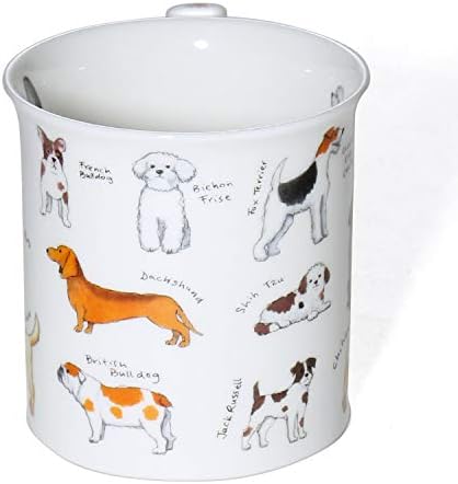 Dunoon Fine Bone China Bute Shape Animal Breeds Mug - Made in England (Dogs), Multicolor - Image 3