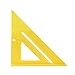 Swanson Tool Co T0119 8-Inch Speedlite Speed Square Layout tool, Yellow, Made of High Impact Polystyrene