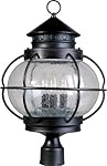 Maxim Lighting 30501CDOI 3 Light Portsmouth Post Mount Light