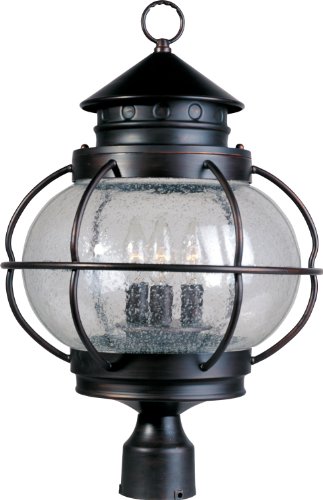 Maxim Lighting 30501CDOI 3 Light Portsmouth Post Mount Light