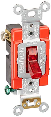 Leviton 1221-PLR EMW3370145, Red