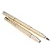 Jocestyle Double-headed Retractable Makeup Blush Lip Brush and Eyeshadow Brush Foundation Brush