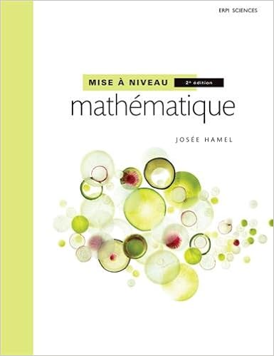 Mise A Niveau Mathematiques 2e Hamel Amazonca Books - 