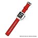 Apple Watch Case Silicone Band (24mm) by Catalyst - 42mm Apple iWatch Series 3, 2 & 1 and The 44mm Series 4[Stainless Steel Buckle, Soft Yet Resistant iWatch Wristbands/Strap], Red Hot