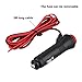 Ketofa 12V 24V Male Car Cigarette Lighter Socket Plug Connector On Off Switch 3m