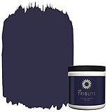 KILZ TRIBUTE Interior Satin Paint & Primer In One,  8-Ounce Sample, Ruling Royalty (TB-50)