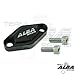 Billet YFZ 450 / 450R/X Parking Brake Block Off Black (all years)
