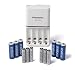 Panasonic K-KJ55MBS66A eneloop Power Pack; 6AA, 6AAA, and Advanced Battery 3 Hour Quick Charger (Battery Color May Vary) primary