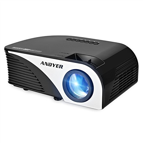 Andyer 805b Plus Portable Projector Led Mini Projector Support Hd 1080p 1500 Luminous Efficiency 150 For Movie Night Game Support Blu Ray Dvd Player Laptops Tablets Smartphones Buy Online In Angola At Desertcart