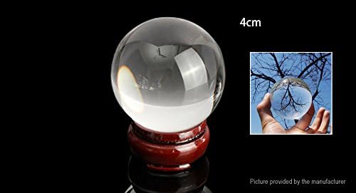 40mm Rare Natural Quartz Crystal Sphere Clear Magic Ball Chakra Healing Ball Gemstone Gift Home Decoration