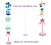 Balloon Column Base and Pole Stand Kit - 4 Feet Height and 2lb Water Fillable Base - Balloon Tower Decoration for Birthday Party Wedding Party Event by WYNMARTS