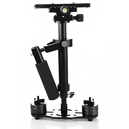 FOTOWELT Handheld Camera Stabilizer for Nikon Canon Sony Panasonic DV DSLR-Weight Bearing Capability 0.2-3 kg