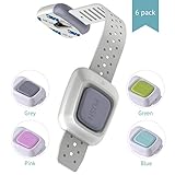 Adjustable Child Safety Strap Locks for Fridge, Furniture, Appliances, and More - Cabinets, Doors, Drawers, Oven, Toilet Seats etc. 3M Adhesive Plus Extra Pads, 6 Latches Set (grey)