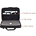 MOSISO EVA Hard Shell Protective Laptop Shoulder Bag Compatible 13-13.3 Inch MacBook Pro, MacBook Air, Notebook, Portable Universal Shockproof Business Messenger Tote Handbag Zipper Travel Case, Black