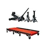 Craftsman 3 Ton Floor Jack, Jack Stands and Creeper Set by Craftsman