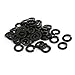 uxcell 50pcs 3/8-inch Inner Dia Carbon Steel Split Lock Spring Washer Gasket Black