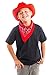 Aeromax Junior  Cowboy Hat with Bandanna, Red
