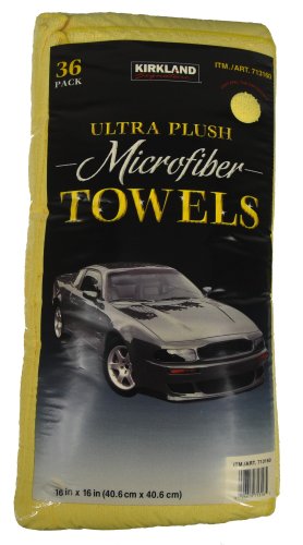 Kirkland Signature Ultra High Pile Premium Microfiber Towels (36-Pack)