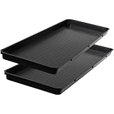 Gardener's Supply Company Large Plant Tray (2 Pack) | Multi-use Durable Tray for Indoor &amp; Outdoor Plants, Seed Starting &amp; Potted Succulents, Flowers | ​46-1/2"L x 15-1/2"W x 2" Deep