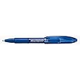 Pentel BK91MNC-C Pentel Mini R.S.V.P. Stick Ballpoint Pen, Translucent Brl, Blue Ink, Med Pt, Box of 12
