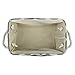 DII Polyester Container with Handles, Chevron Storage Bin, Large, Gray