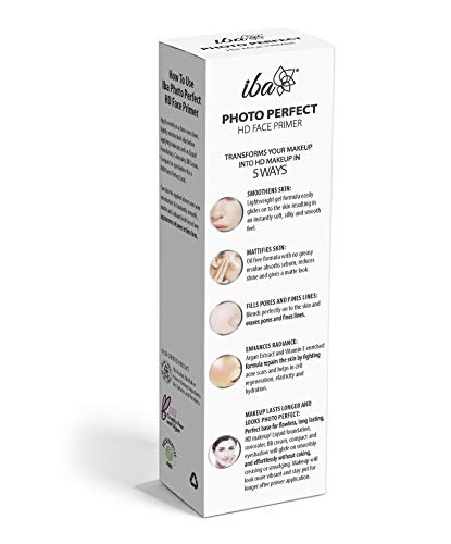 Iba Photo Perfect Hd Face Flawless Finish Primer Transparent 35g | Matte Gel Based Light Weight Formula | Fills Pores & Fine Lines | Provides Radiant & Smooth Finish | Makes Makeup Last Longer | Halal Certified & Vegan Makeup 2 Iba Photo Perfect Hd Face Flawless Finish Primer Transparent 35g | Matte Gel Based Light Weight Formula | Fills Pores & Fine Lines | Provides Radiant & Smooth Finish | Makes Makeup Last Longer | Halal Certified & Vegan Makeup - Image 2