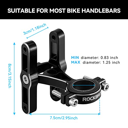 ROCKBROS Bike Bottle Cage Adapter Bicycle Seatpost Handlebar Water