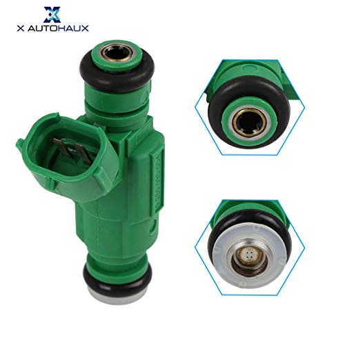 X AUTOHAUX 6pcs Flow Matched Fuel Injectors for Hyundai Accent Tucson Tiburon Sonata Kia Sportage Optima Rio Rio5
