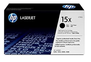 Image of HP 15X (C7115X) Black High Yield Original LaserJet Toner Cartridge