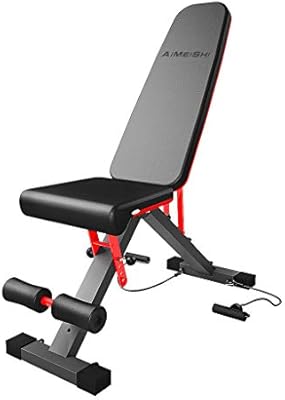 Fitness y ejercicio Bancos Ajustables Banco de Pesas Plegable ...