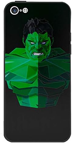 EJC Avenue iPhone 5c Superhero Designs Silicone Case/Cover for Apple iPhone 5c Gel TPU Cover/Protective + Screen Protector Hulk