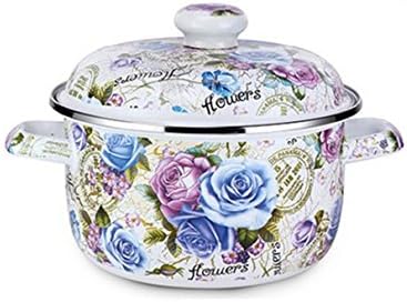 HEJ Navy Ceramic Nonstick Dutch Oven,7-Quart