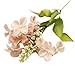 Kangnice Vintage Artificial Peony Silk Flowers Bouquet Wedding Room Floral Decor DIY, Beige and Pink