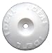 Ideal Security Inc. SKPHC Plastic Cap Washers for Nails or Screws Box of 500, 7/8 inch, White primary