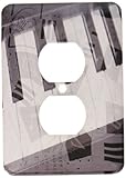 3dRose lsp_64839_6 A Keyboard From A Clavinova in A