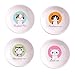 4pcs Ceramics Cat Dinner Plate Seasoning Dishes Sushi Dipping Bowl Appetizer Plate Dessert Plate,Home Decoration