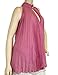 Gucci Women's Pink Silk Buttons Pleated Halter Top 307275 (42)