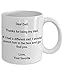 SpreadPassion Funny Father's Day Gifts, Dear Dad Mug, Gift for Dad from favorite Child, Dad gift Idea, Dad birthday Christmas father's day Basket Gift Idea,15 oz Ceramic mug