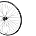 Retrospec Bicycles Mantra Fixed-Gear/Single-Speed Wheel Set with 700cm x 23C Kenda Kwest Tires and Sealed Hubs, White