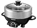 TRMC-40 Shabu and Grill Multi-Cooker, 4 quart, Black