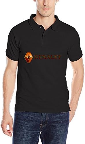 ZXHCKH Men's Renault Logo Pique Polo Shirt