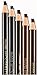 Waterproof Eyebrow Pencils Peel Off - Brow Pencil Set For Marking, Filling And Outlining, 12 Piece Tattoo Makeup And Microblading Supplies Kit-Permanent Eye Brow Liners In 5 Colors