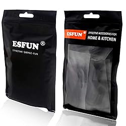 ESFUN 30 Pack Heavy Duty S Hooks Black S Shaped