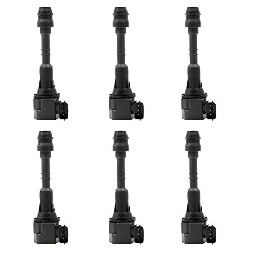 AURELIO TECH Set of 6 Ignition Coils on Plug Pack For Nissan Frontier NV1500 NV2500 NV3500