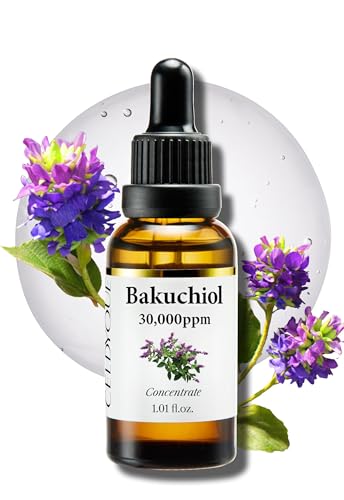 CELDYQUE Koreanisches Bakuchiol-Konzentrat, Serum-Mischung, 30.000 ppm, Hochleistungs-Retinol-Alternative, Faltenreduzierung, Straffung und Glättung d