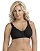 Exquisite Form Women's Front Close Cotton Posture Bra 5100531, Black, 40D