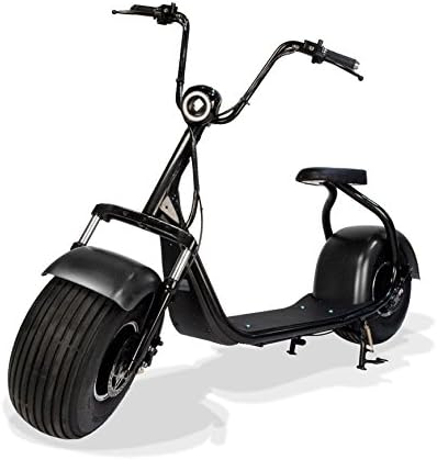 PHAT SCOOTERS - Phatty Original Electric Scooter - Matte Black Frame - Matte Black Fenders - Black Deck